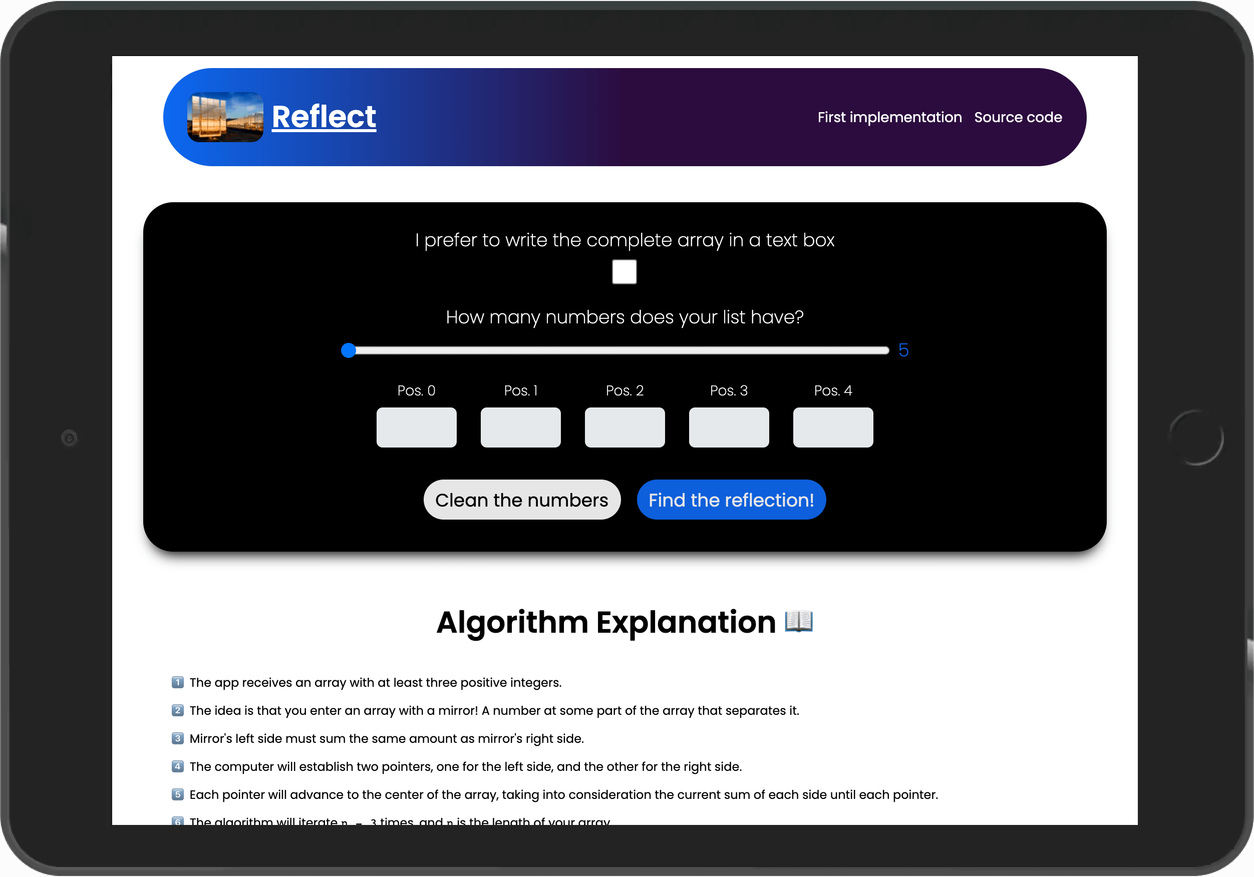 Project screenshot