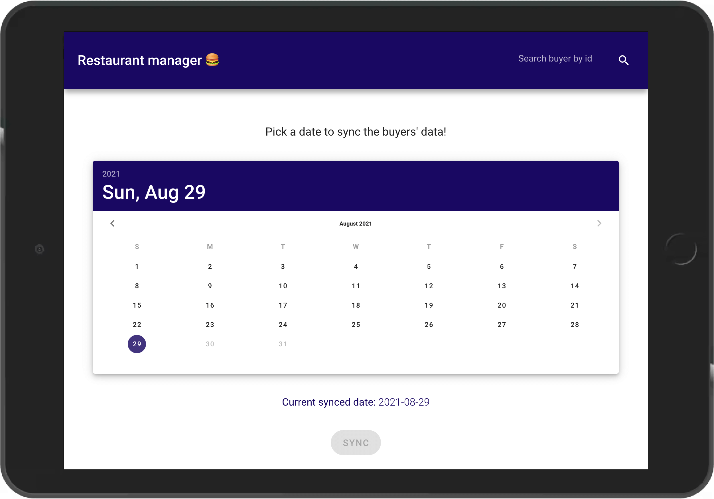 Project screenshot